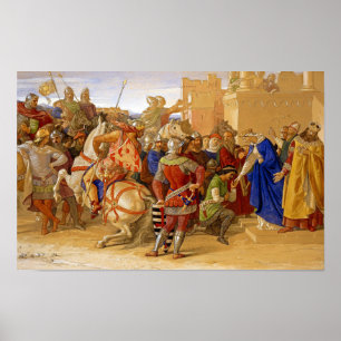 Póster Rey Arturo y Caballeros de la Mesa Redonda