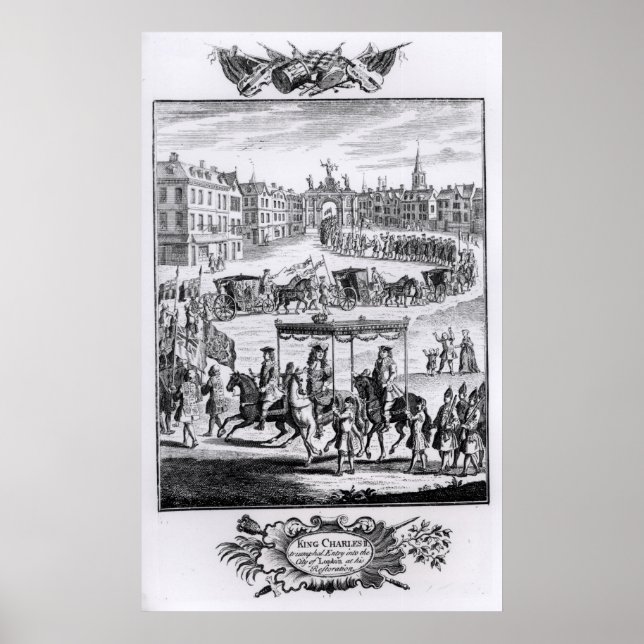 Póster Rey Carlos II (Frente)