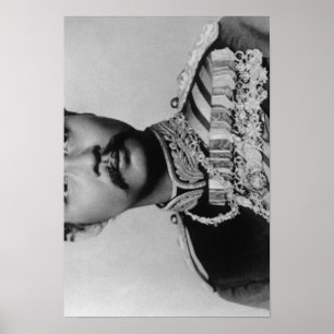 Póster Rey Chulalongkorn Rama V de la fotografía de