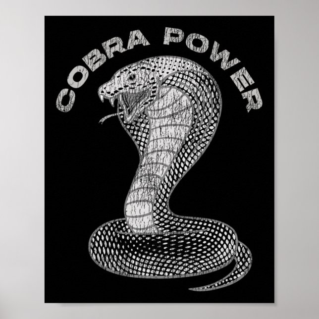 Póster Rey Cobra Power Snake Muscle C (Frente)