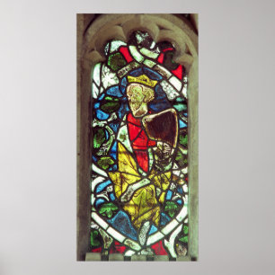 Póster Rey David, siglo XIV