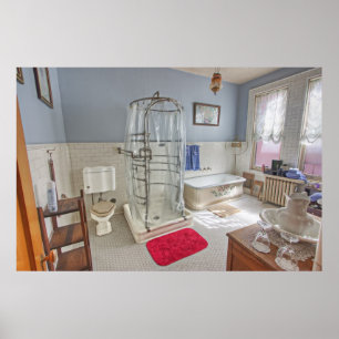 Póster Rey de cobre Victorian Bathroom - mota Montana