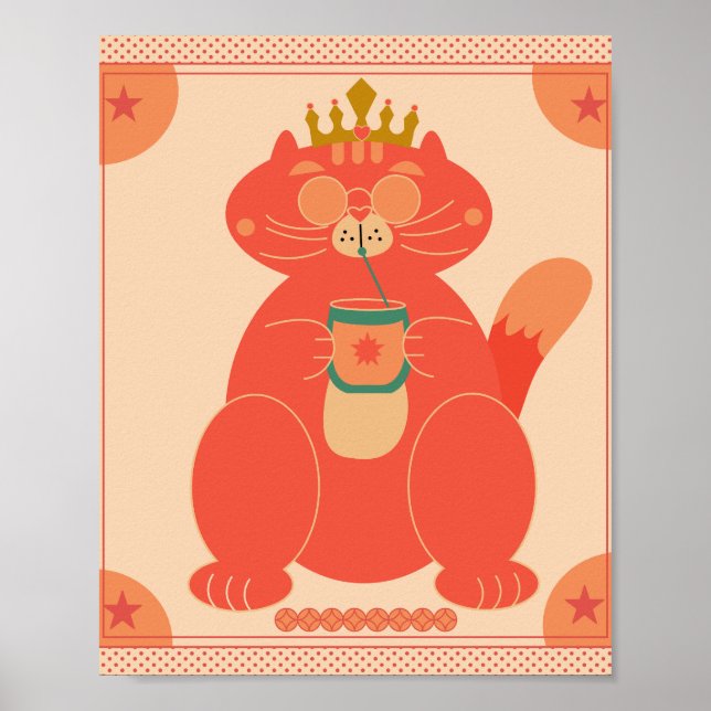 Póster Rey de la calma (Frente)