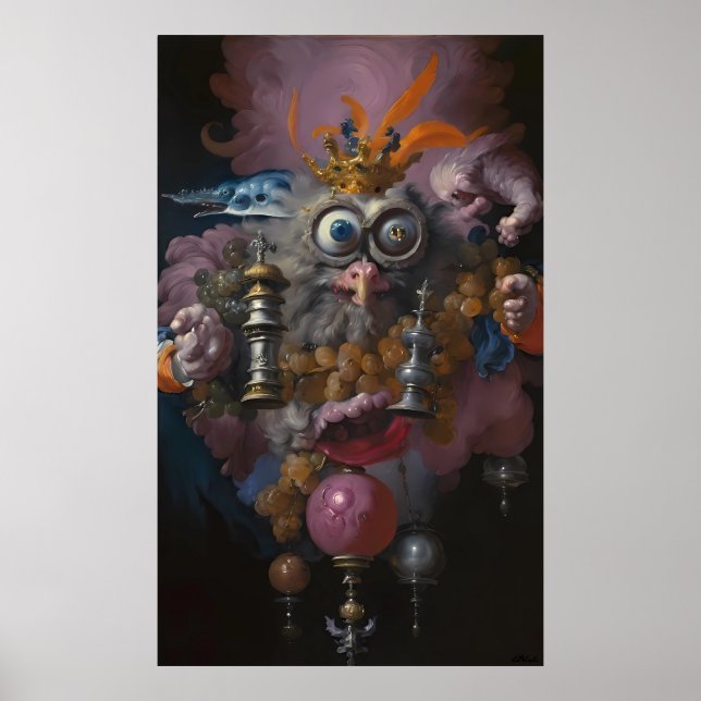 Póster Rey de la magia del Furby (Frente)