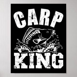 Póster Rey de la pesca de carpas