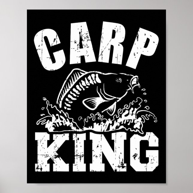 Póster Rey de la pesca de carpas  (Frente)