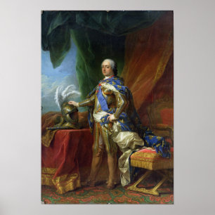 Póster Rey de Louis XV de Francia y de Navarra, 1750