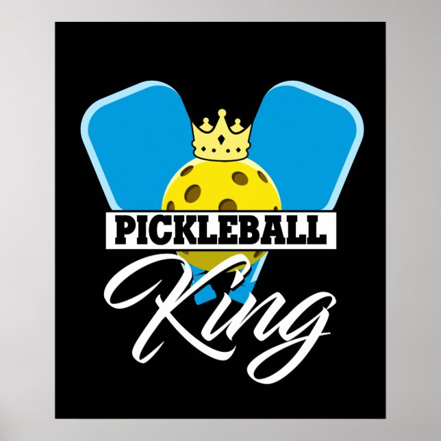 Póster Rey del baloncesto - Divertido Campeón de pelota d (Frente)