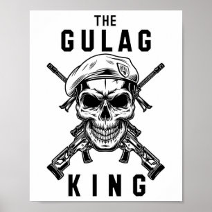 Póster Rey del Gulag Gaming Jugador Warzone Regalo para J