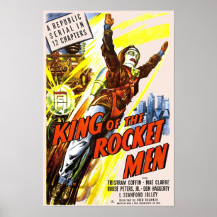 Póster Rey del poster de los hombres de Rocket