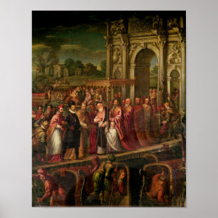 Póster Rey Enrique III de Francia visitando Venecia