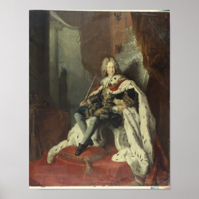 Póster Rey Federico I de Prusia (Frente)