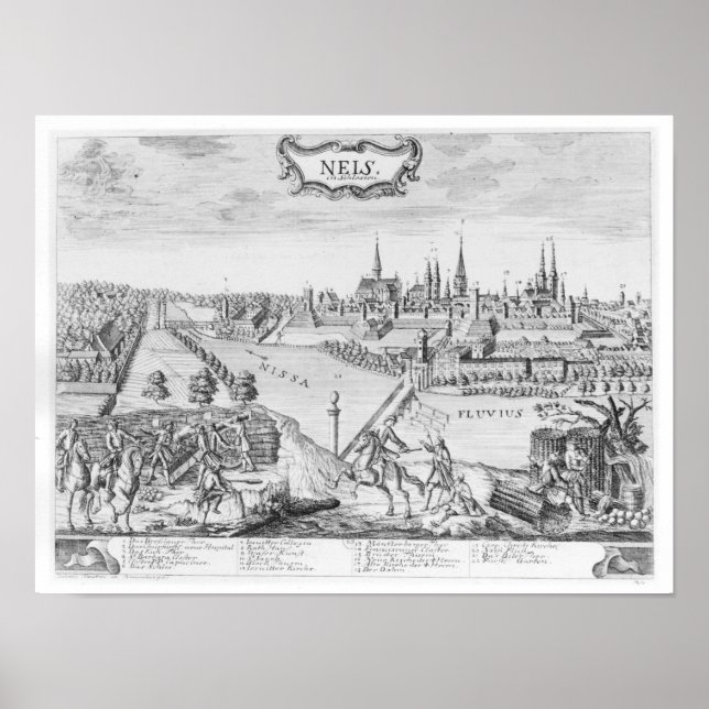 Póster Rey Federico II de Prusia (Frente)