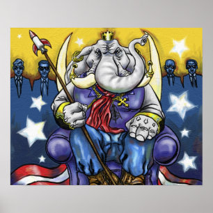 Póster Rey George