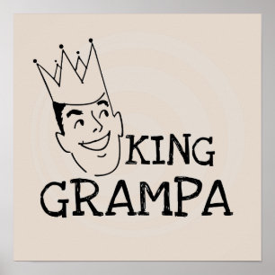 Póster Rey Grampa T-shirts y regalos