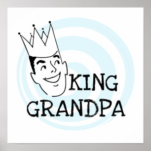 Póster Rey Grandpa T-shirts y regalos