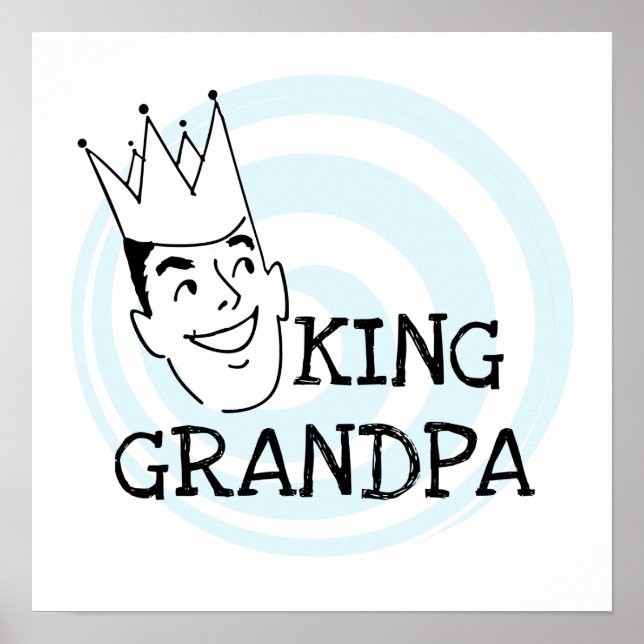 Póster Rey Grandpa T-shirts y regalos (Frente)