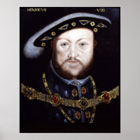 REY HENRY VIII, REY. POSTER DE INGLATERRA