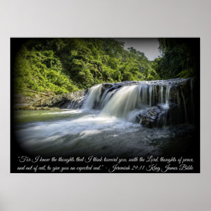 Póster Rey James Version del 29:11 de Jeremiah (KJV)