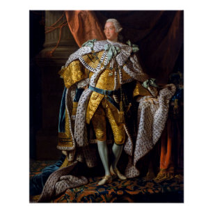 Póster Rey Jorge III por Allan Ramsay 1762