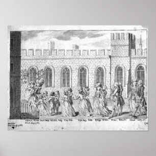 Póster Rey Jorge III y Reina Charlotte
