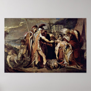 Póster Rey Lear Mourns Cordelia By Barry James