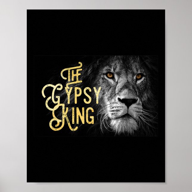 Póster Rey León Gitano (Frente)