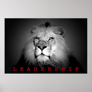 Póster Rey León Liderazgo Motivacional