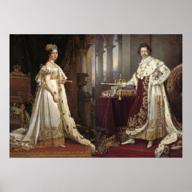 Póster Rey Luis I de Baviera (Frente)