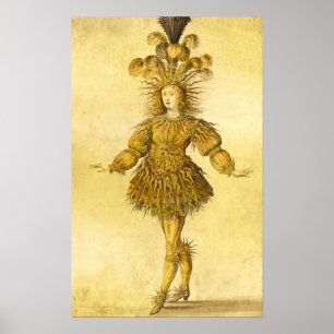 Póster Rey Luis XIV de Francia