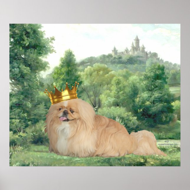 Póster Rey pequinés (Frente)