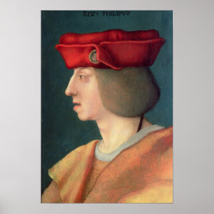 Póster Rey Philip I "el hermoso" de España