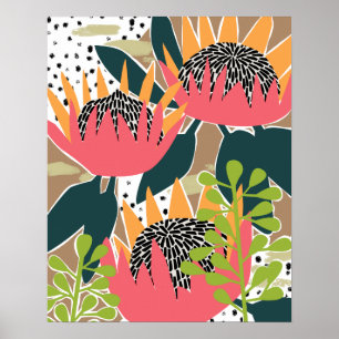 Póster Rey Protea I