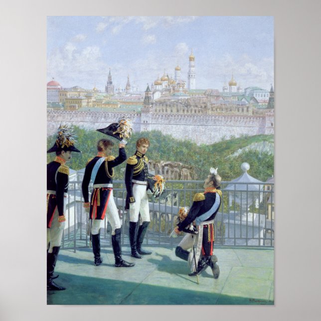 Póster Rey prusiano Friedrich Wilhelm II (Frente)