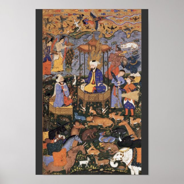 Póster Rey Salomón De Persischer Meister (Frente)