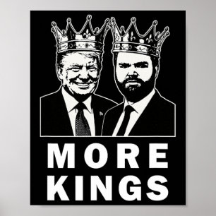 Póster Rey Trump Patriótico Día de la Independencia 4 de 