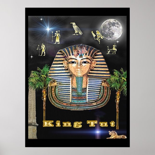 Póster Rey Tut y Egipto (Frente)