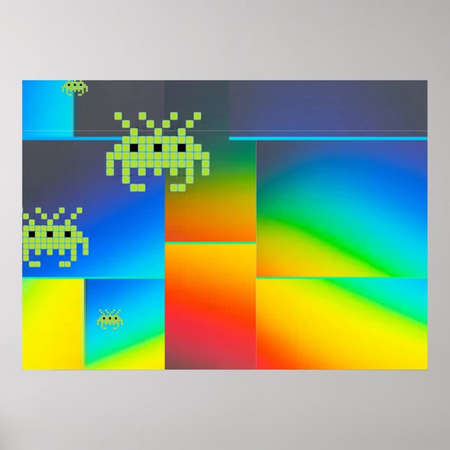 Póster Reyes de un espacio invadido (Frente)