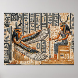 Póster Reyes del antiguo Egipto, templo de Hatshepsut