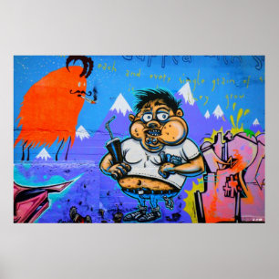 Póster Reykjavik Graffiti