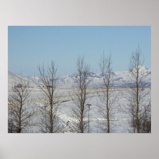 Póster Reykjavik Iceland (Frente)