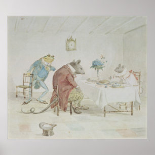 Póster Reza, Srta. Mouse, ¿nos dará algo de cerveza?