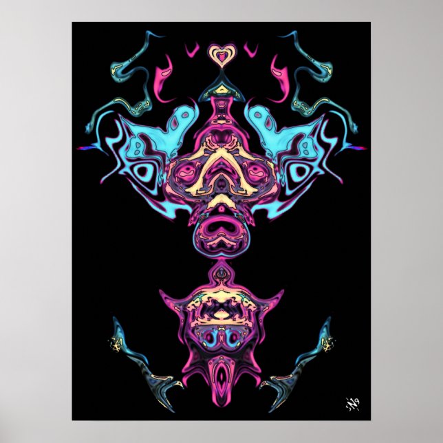 Póster Rezando la deidad del ídolo (Frente)