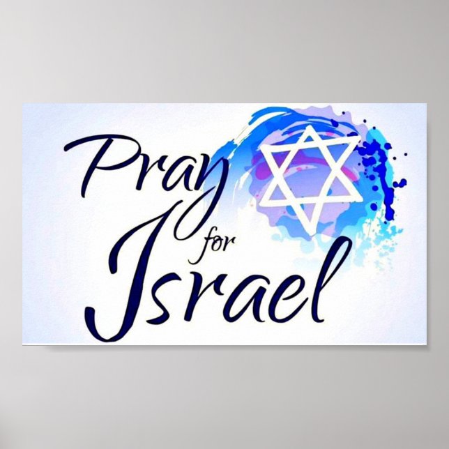 Póster Rezar por Israel_ (Frente)