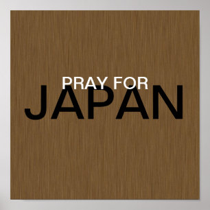 PÓSTER REZAR POR JAPÓN