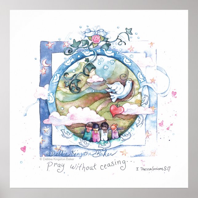 Póster Rezar sin cesar (Frente)