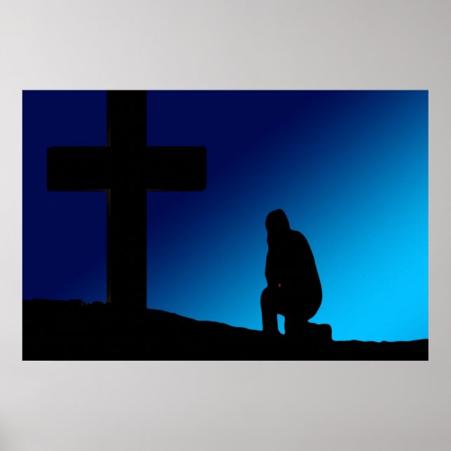 Póster Rezo cruzado (Frente)