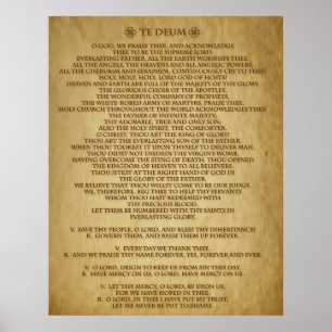 PÓSTER REZO DE TE DEUM