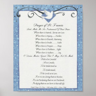 Póster Rezo del santo St Francis del 15:17 París de