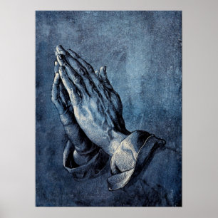 Póster Rezo doblado de las manos - Durer